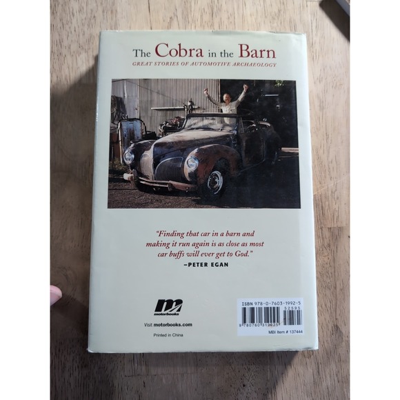 Cobra in the Barn : Great Stories of Automotive Archaeology by Tom Cotter (2005, - Picture 3 of 6